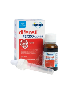 Difensil Ferro Gotas Suplemento para Recém-nascidos e Lactentes 20ml