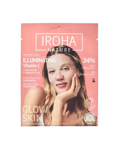 Iroha Nature Máscara Vitamina C e Ácido Hialurónico Tecido