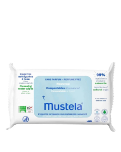 Mustela Toalhitas Limpeza 0% Perfume 60un.