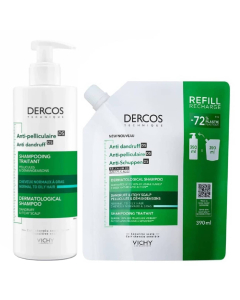 Vichy Dercos Pack Shampoo Anticaspa Oleosa 390ml + 390ml