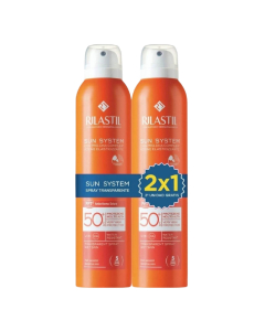 Rilastil Sun System Spray Transparente SPF50+ 200ml Pack Promocional 2un.