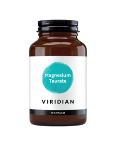 Viridian Magnésio Taurato Suplemento Alimentar para Função Muscular e Nervosa 90un.
