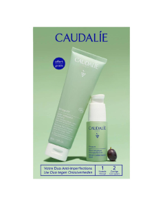 Caudalie Vinopure Coffret Sérum Anti-Imperfeições 30ml + Gel de Limpeza Purificante 150ml