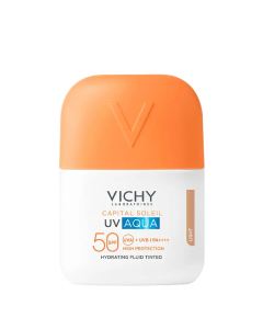 Vichy Capital Soleil UV Aqua Fluido Fotoprotetor Diário com Cor SPF50 50ml