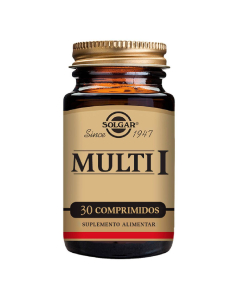 Solgar Multi I Vitaminas e Minerais suplemento em comprimidos 30un.