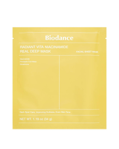 Biodance Radiant Vita Niacinamide Real Deep Mask Máscara Iluminadora 1un.