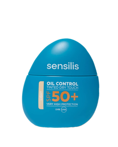 Sensilis Oil Control Dry Touch Fluido Anti-Brilho com Cor FPS50+ 40ml