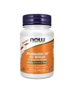 Now Probiotic-10 50 Billion Probiótico Vegan 50un.