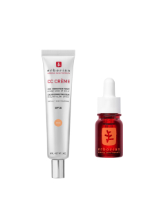 Erborian Coffret CC Cream Doré 40ml + Skin Therapy Oil Serum 10ml