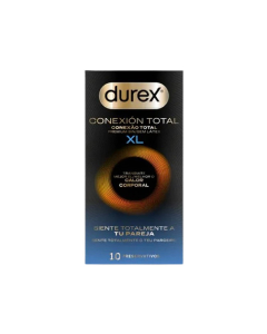 Durex Total Connection XL Preservativos Ultra Finos Plus 10un.