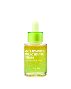 Purito Seoul Azelaic Acid 10 Kojic Tea Tree Serum Sérum Facial Multicorretivo e Purificante 30ml