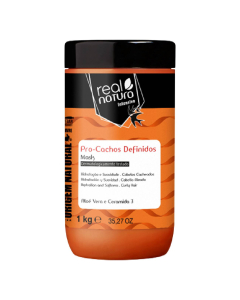 Real Natura Pro-Cachos Definidos Máscara Capilar Definição 1kg