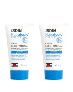 ISDIN Nutratopic Pro-AMP Creme Facial Protetor Hidratante Pele Atópica 2x50ml