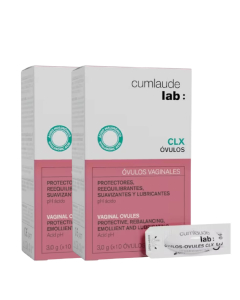 Cumlaude Lab CLX Óvulos Vaginais Hidratantes e Calmantes Pack Duplo 2x10un.