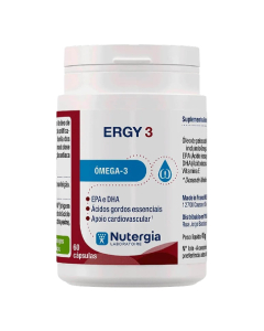 Nutergia Ergy 3 Suplemento Ómega 3 Cardiovascular 60un.