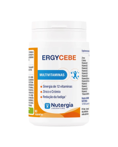 Nutergia Ergycebe Complexo Multivitamínico Cápsulas Vegetais 90un.