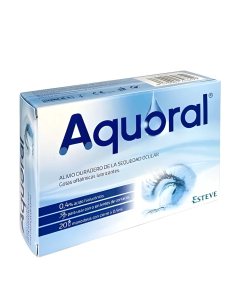 Aquoral Gotas Oftálmicas Monodoses Hidratantes e Lubrificantes 20un.