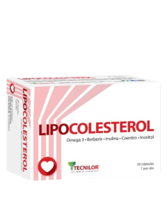 LipoColesterol Tecnilor Cápsulas Saúde Cardiovascular 30un.