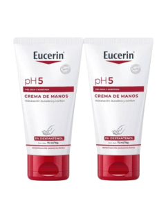 Eucerin pH5 Creme de Mãos Reparação e Proteção 2x75ml