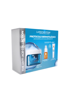 La Roche-Posay Hyalu B5 Coffret Cuidado Anti-Rugas Hidratante Creme 50ml + Sérum 10ml + Protetor Solar 15ml