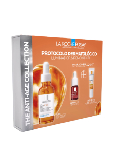 La Roche-Posay Pure Vitamin C12 Coffret Cuidado Antioxidante Iluminador Sérum 30ml + Sérum 10ml + Protetor Solar 15ml