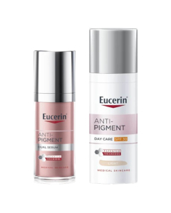 Eucerin Anti-Pigment Coffret Cuidado Antimanchas Sérum Duplo 30ml + Creme de Dia FPS30 50ml
