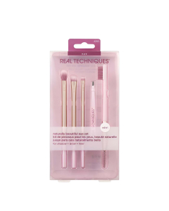 Real Techniques Natural Beauty Kit de Pincéis de Olhos e Sobrancelhas