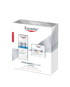 Eucerin Hyaluron-Filler 3x Effect Coffret Sérum Efeito Lifting e Firmeza 30ml + Creme de Dia FPS30 50ml