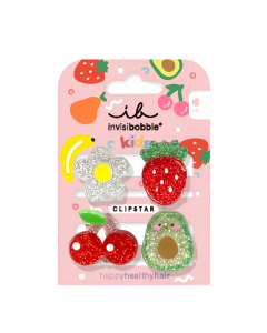 Invisibobble Kids Clipstar Frutti Fun Ganchos de Cabelo 4un.