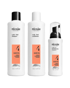 Nioxin System 4 Trial Kit Cabelos Secos Shampoo 150ml + Condicionador 150ml + Tratamento 40ml