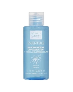 Martiderm Essentials Solução Micelar de Limpeza 3-em-1 de Viagem 75ml