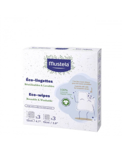 Mustela Eco-wipes Discos Reutilizáveis 6un.