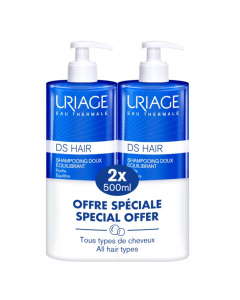 Uriage DS Hair Duo Shampoo Suave Equilibrante 2x500ml