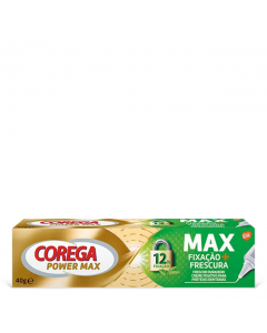 Corega Max Fixação+Frescura Creme Próteses Dentárias 40g