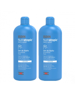 Isdin Nutratopic Pro AMP Gel de Banho Emoliente Preço Especial 2x400ml