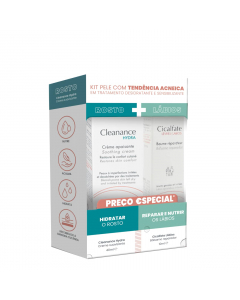 Avène Cleanance Kit Pele Acneica em Tratamento Rosto + Lábios