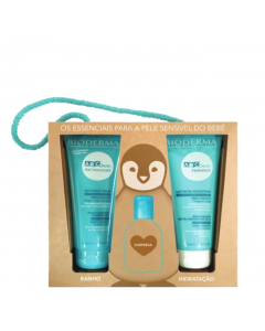 Bioderma Coffret ABCDerm Leite Hidratante + Gel Moussant + H2O