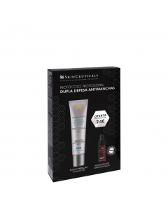 SkinCeuticals Coffret Dupla Defesa Antimanchas Advanced Brightening UV + Phloretin CF