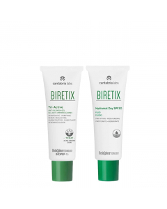 Biretix Pack Tri-Active Gel Oferta Hydramat Day SPF30