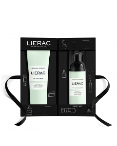 Lierac Cleanser Coffret Máscara Esfoliante + Espuma de Limpeza
