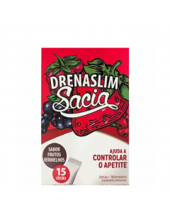 Drenaslim Sacia Sticks Frutos Vermelhos 15un.