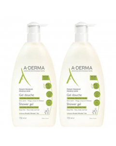 A-Derma Pack Gel Duche Hydra Protetor 2x750ml