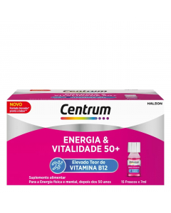 Centrum Energia & Vitalidade 50+ Ampolas 15un.