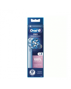 Oral-B Pro Sensitive Clean Recargas Escova Elétrica 3un.