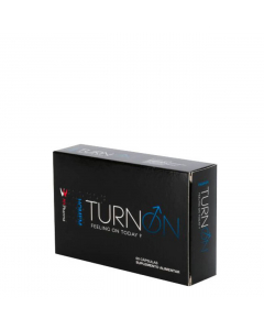 TurnOn For Men Afrodisíaco Natural Masculino Cápsulas 60un.