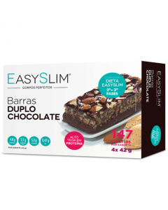 Easyslim Barras. Sabor Chocolate Duplo 4x42gr