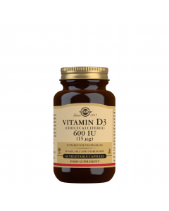 Solgar Vitamina D3 15μg 600 UI Cápsulas 60un.