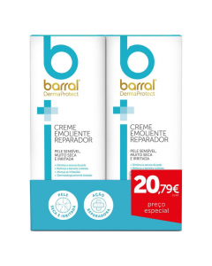 Barral DermaProtect Pack Creme Emoliente Reparador 2x200ml