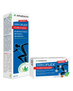 Arkoflex Flash Pack Creme + Cápsulas