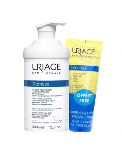 Uriage Xémose Pack Creme Emoliente oferta Óleo 400+200ml